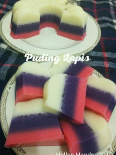 Foto resep Puding lapis