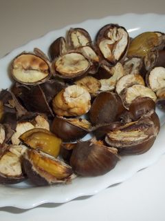 Una foto de Castañas al horno