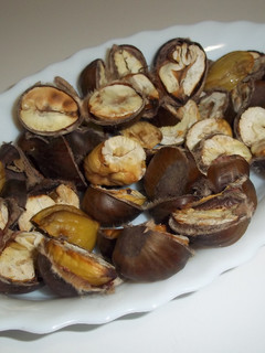 Una foto de Castañas al horno