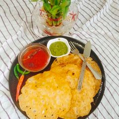 A picture of Crispy Rice flour dosa (instant Rice flour dosa 😋).