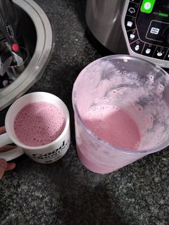 Una foto de Batido de fresa