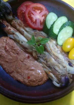 Foto resep Terong Bakar Bumbu Kacang
