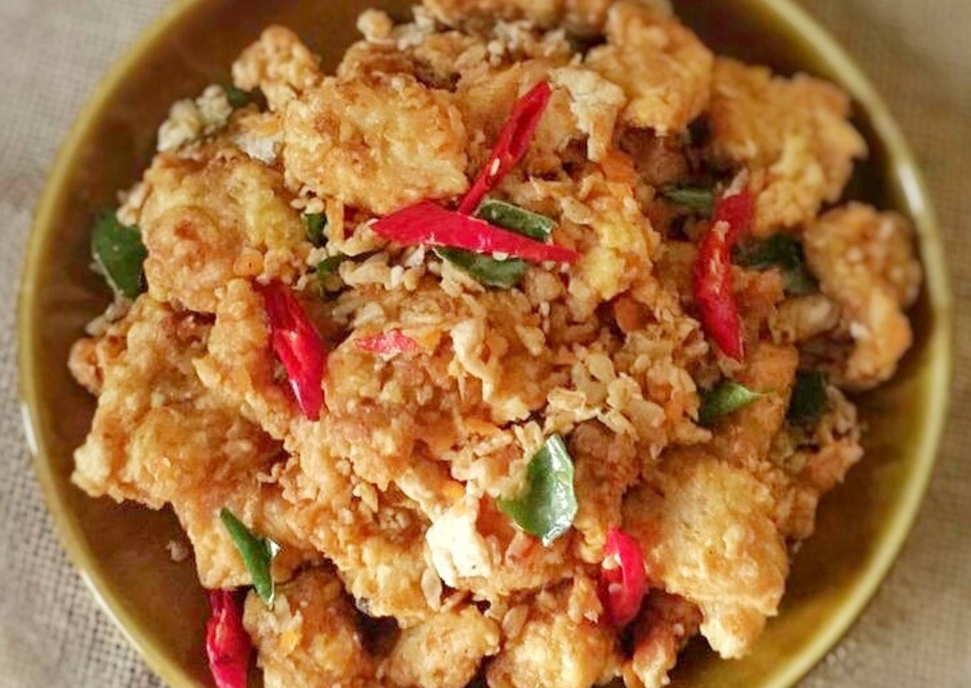 Ayam Goreng Tepung Telur Asin