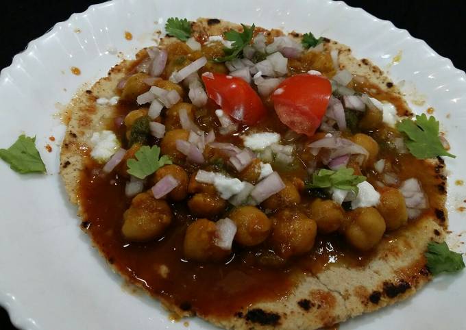 Ragda Chaat on Oats Recipe