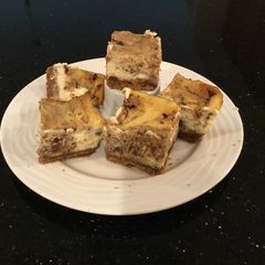 A picture of Cinnamon Swirl Cheesecake Bars.