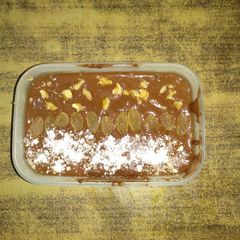 A picture of Chocolate oats banana custard.