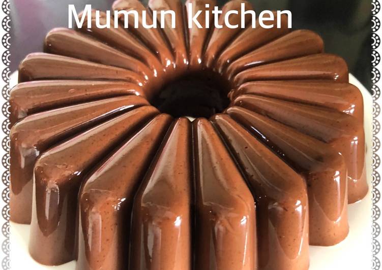 Pudding coklat simple ala mumun