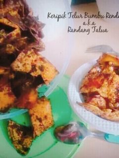 Foto resep Keripik Telur Bumbu Rendang a.k.a Randang Talua + Tips Memasak