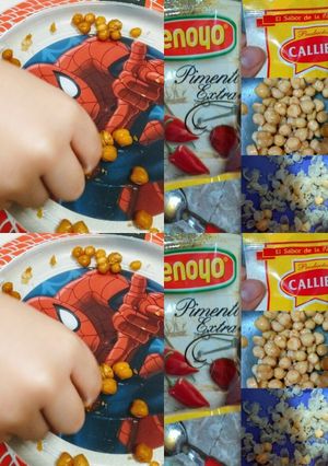 Una foto de Snack saludable de garbanzo