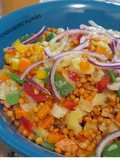 Ensalada de lentejas y verdura