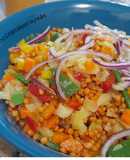 Ensalada de lentejas y verdura