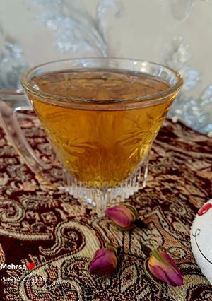 عکسی از دستور 🪷دمنوش بهارنارنج و گل محمدی🪷