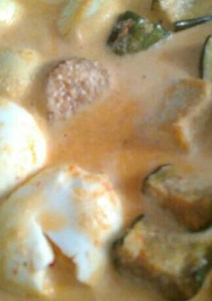 Foto resep Pecel Santan isi Terong/Telur/Tempe/Tahu