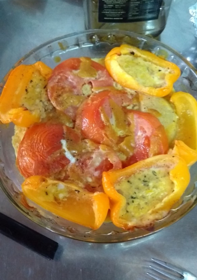 Una foto de Verduras al horno agridulce