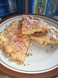 Foto resep Telur dadar tempe