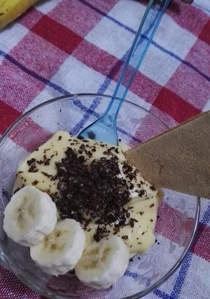 Foto di Dessert, crema alla banana