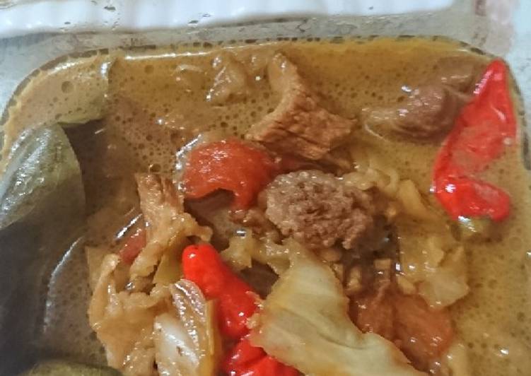 Tongseng tetelan sapi