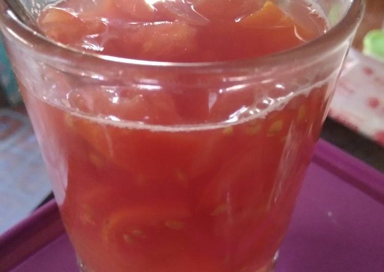Resep Minuman sehat wedang tomat yang Bisa Manjain Lidah