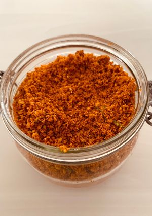 A picture of Bharela Shak Masala.