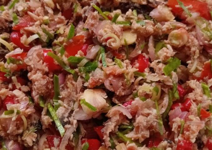 Resep Ikan Tongkol Suir Sambal Matah Oleh Ummu Azzahra Cookpad