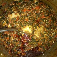 A picture of Vegetable soup.