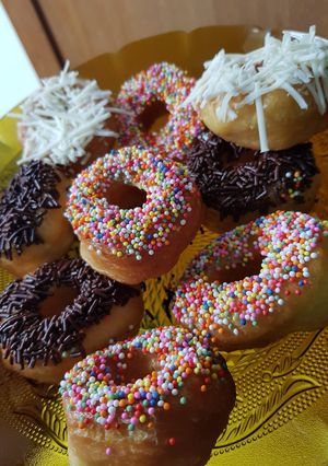 Foto resep Donat enak lembut hemat 1 telur