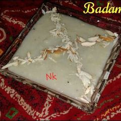 A picture of Badam Halwa.