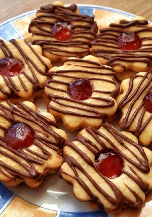 Csokis linzer recept fotója