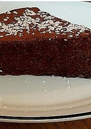 Une photo de Moelleux au chocolat noir sans farine