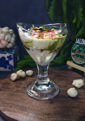 A picture of Mini Makhana Dahi Bhalla.