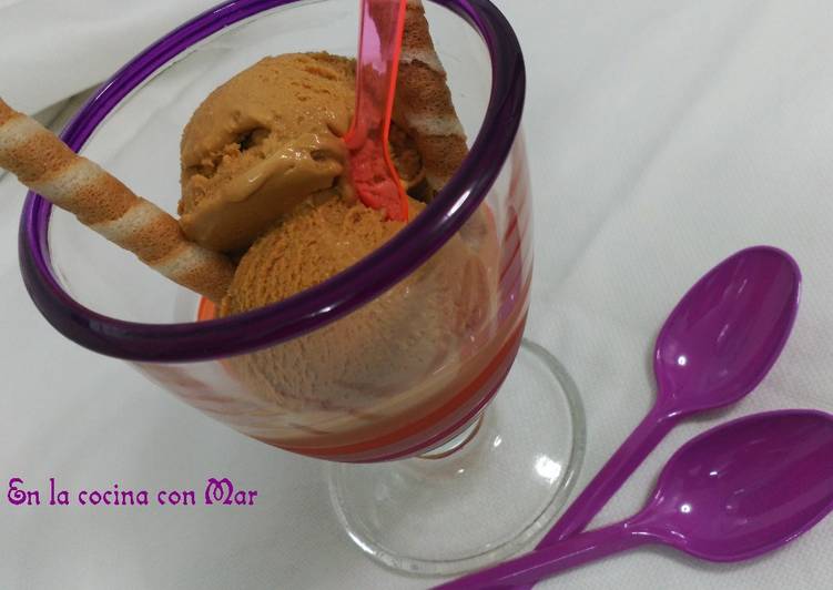 Helado de dulce de leche