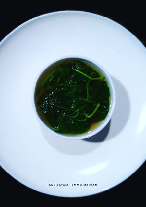 Foto resep Sup bayam