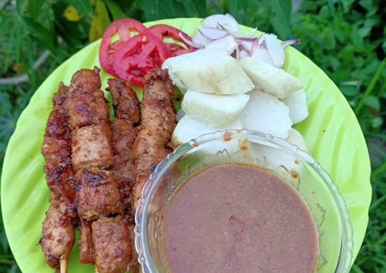 Cara Memasak Sate ayam kacang yang sederhana