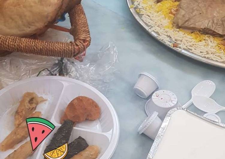 طريقة عمل كبسة فاخرة للضيوف بتتبيلة دجاج تندوري