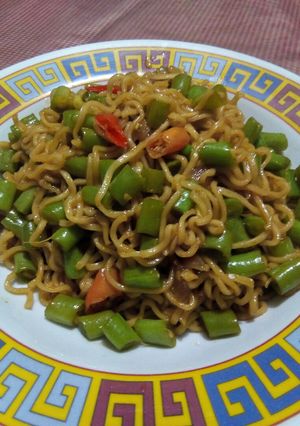 Foto resep Mie goreng sayur buncis