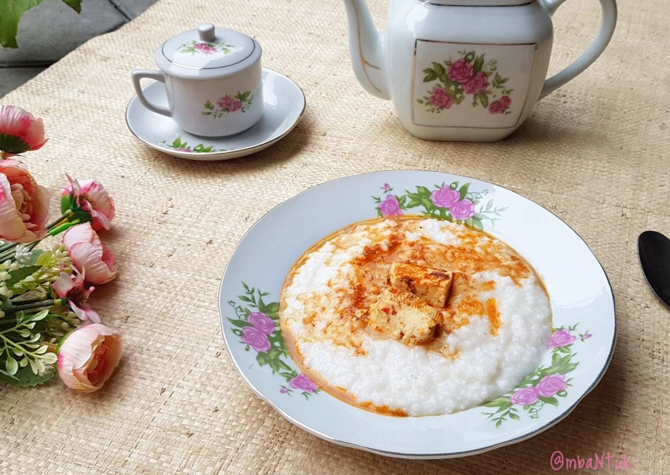 Bubur Jangan Tahu (Bubur Ndeso) pakai rice cooker