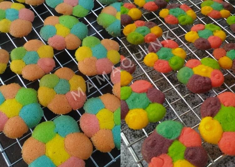 Resep: Di RumahLidah kucing bunga Pelangi