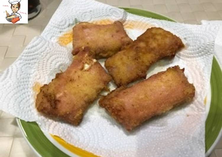 Fagottini di prosciutto cotto e formaggio