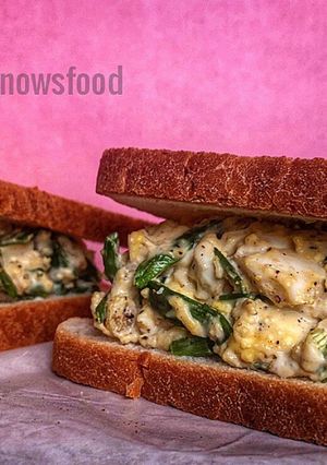 A picture of Scrumptious Egg Salad Sandwich.