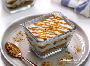 Foto resep Banoffee Pie Dessert Box (no bake dessert)