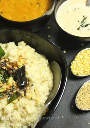 A picture of Foxtail Millet Pongal.
