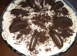 A picture of Easy Oreo cheesecake.