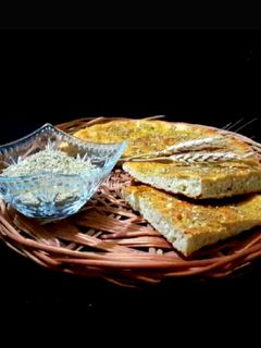 عکسی از دستور نان زعتر کویتی