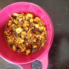 A picture of Cauliflower chakalaka.