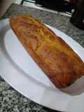 Budín de naranja con chispas súper sano!  85 cal por porción🍊🍊🍫🍫