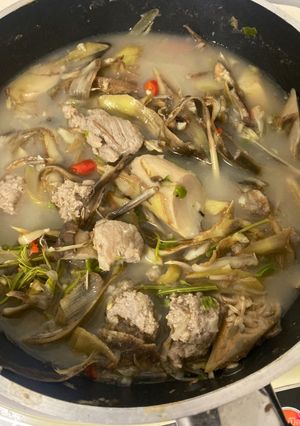 รูปของ แกงหัวปลีใส่หมู