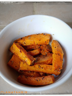 Une photo de Frites de patates douces au four