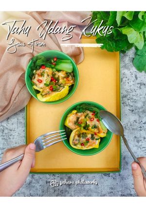 Foto resep Tahu Udang Kukus Saus Tiram