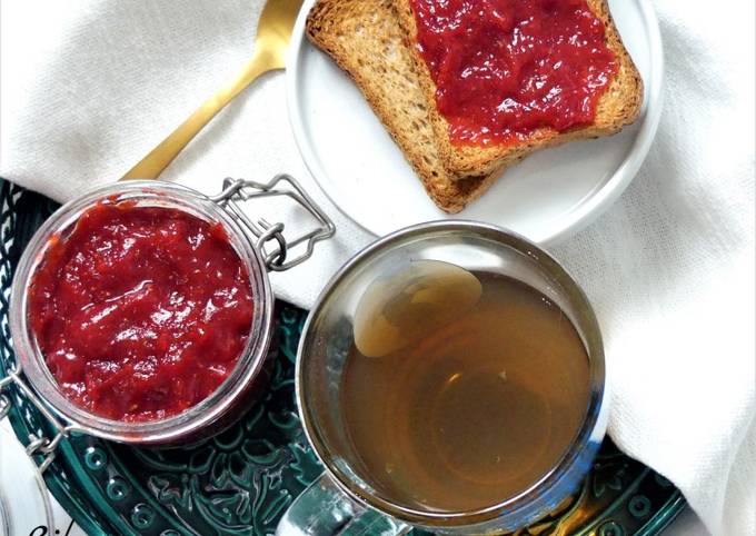 Confiture de fraises allégée