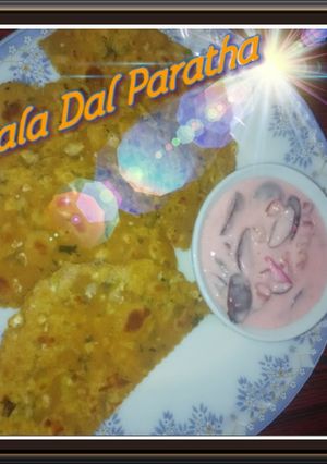 A picture of Masala Dal Paratha.